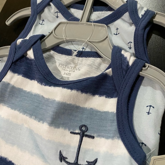 New! 2pk rompers Kyle & Deena 3-6mth - Picture 3 of 3